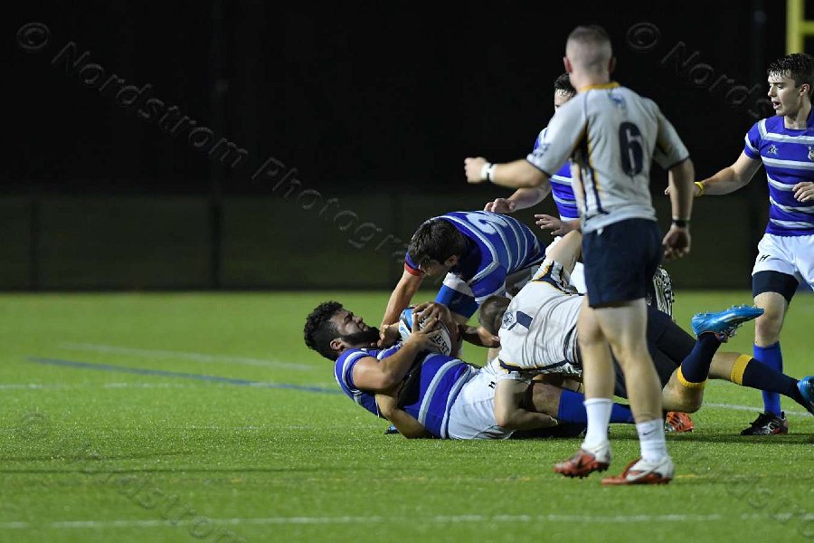 Wheaton Men\'s Rugby vs Mass Maritime.  Photo by Keith Nordstrom
